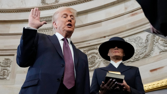 Donald Trump takes Oath of Office as 47th President (20-Jan-2025)