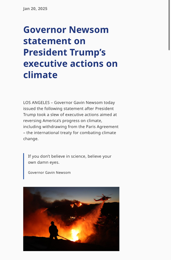 Newsom slaps back. Is the criminal in chief blind?