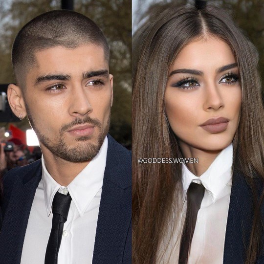 Which of these male celebrities do you think would make a pretty woman?
