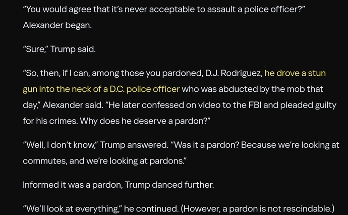 Do cop beaters deserve pardons?