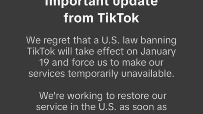 A little late, what did you make of tiktok being banned for thirteen hours? do you use tiktok app? do you enjoy tiktok? is tiktok back for you?