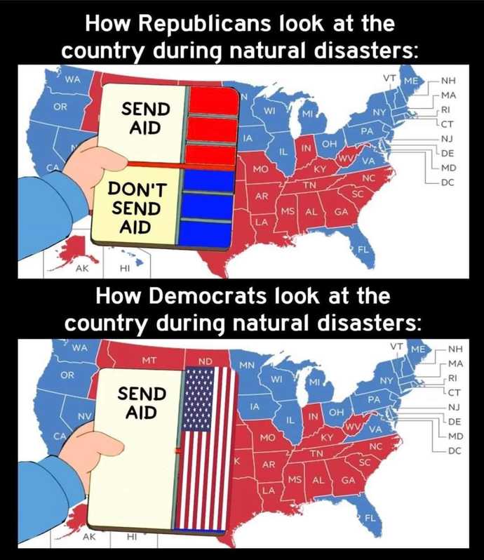 Trump said that "maybe FEMA should just go away" and let states handle their own disasters? Are all states capable? Is this fair? Wise? Who suffers?