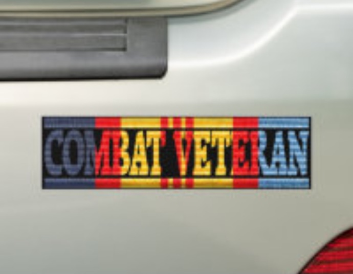 Why do people find it necessary to put on their bumper that theyre a veteran or college graduate?