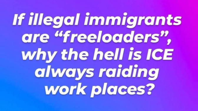 Wouldn't it be effective to enforce steep fines on American companies/businesses that hire illegal immigrants?