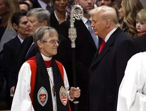 If Bishop Mariann Budde thinks President Trump is so bad then why did God save his life in Butler, PA?