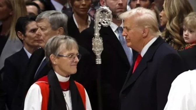 If Bishop Mariann Budde thinks President Trump is so bad then why did God save his life in Butler, PA?