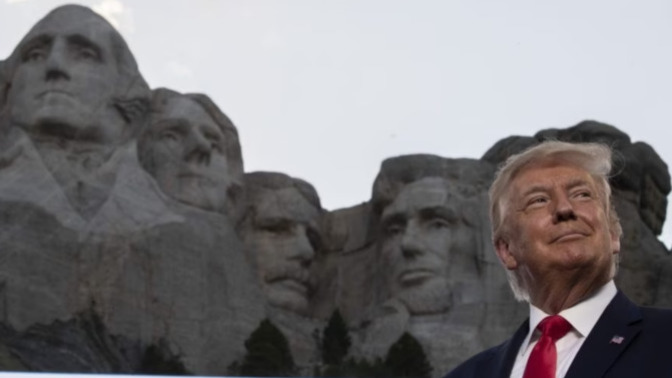 Should President Trump's face be added to Mount Rushmore now that he is officially one of the greatest Presidents in history?