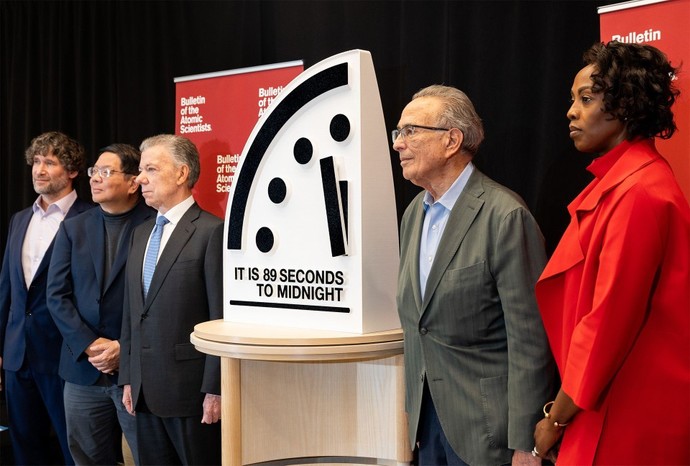 The Doomsday clock is 89 seconds to midnight. Is Trump to blame?