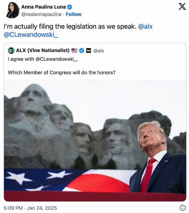 Should Trump be on Mt Rushmore?