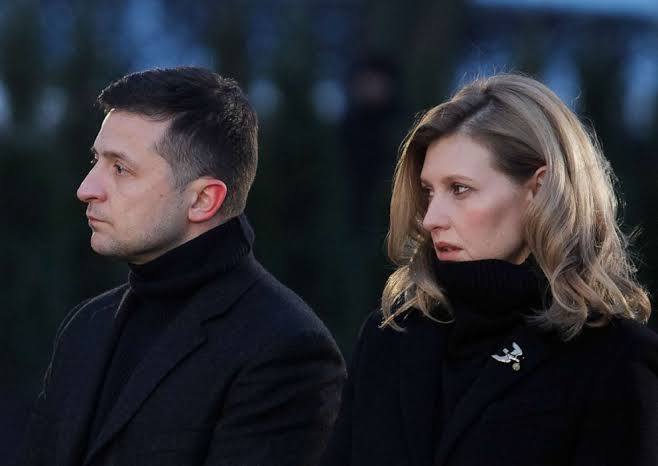 Does Zelensky and his wife appear as a power couple despite him being shorter?