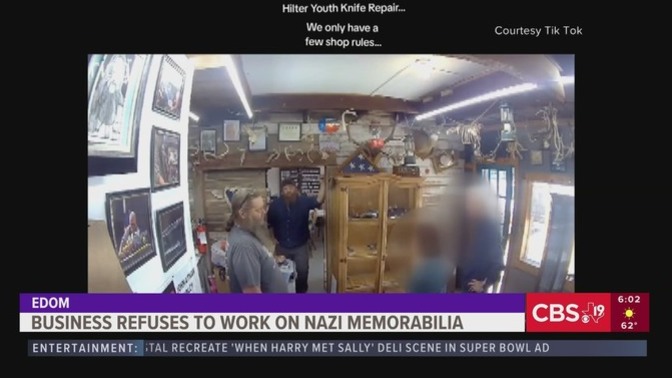 Man in East Texas refuses to repair Nazi blades. this is the kind of stuff we should all praise! thoughts?