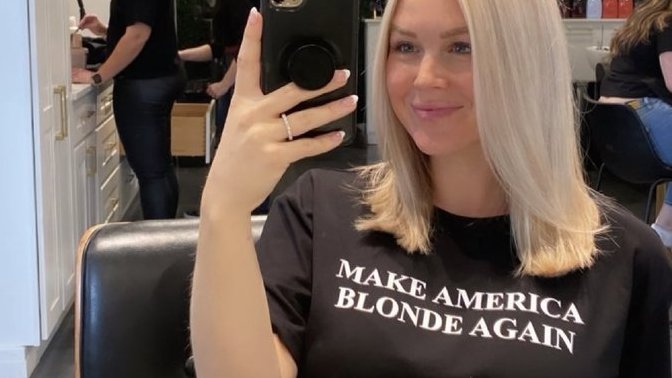 What do you think of this shirt 'Make America Blonde again'?