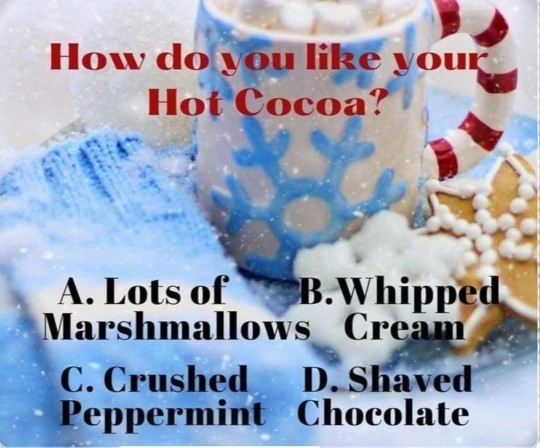 Its National Hot Cocoa Day - how do you like yours?