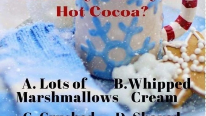 It's National Hot Cocoa Day - how do you like yours?