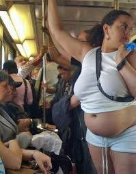 What is wrong with girls. There are so many girls that walk around with a muffin top and consider themselves to be attractive?