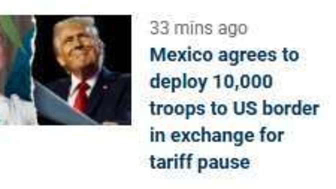 Illegal border crossings off 93% after 2 weeks of Trump! Mexico folded in less than 1 day after he imposed a tariff. Is anyone SANE still anti-Trump?