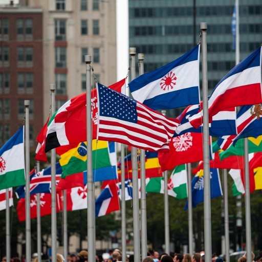 Some people fly foreign flags to show their heritage or support for another country. Whats your take on this practice?