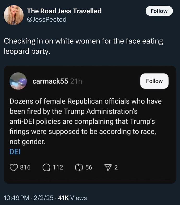 I wish I could feel some ounce of sympathy for women who supported Trump but I dont. thoughts on this?