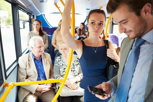 Guys, Would you give your seat to a woman on public transport?