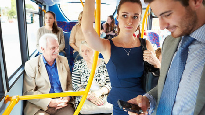 Guys, Would you give your seat to a woman on public transport?
