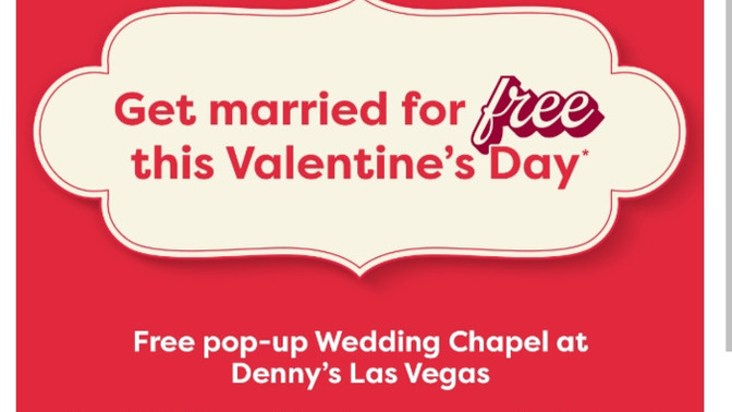 Would you get married at a Denny's 🤣?