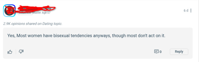 Girls, What do you think of this users claim?