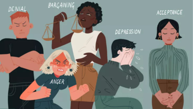 What stage of the five stages of grief are the Democrats in?