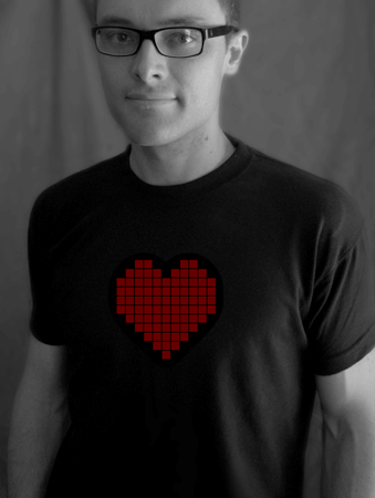 What do you think of this LED Heart beat shirt to wear on Valentines Day?