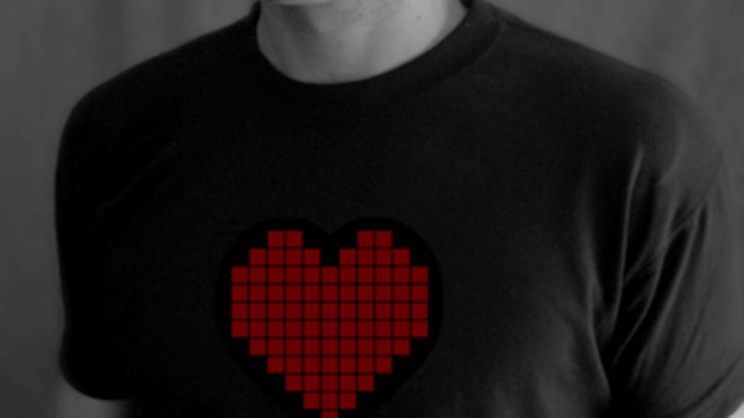 What do you think of this LED Heart beat shirt to wear on Valentines Day?