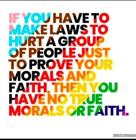 Why is it so difficult for people to see when religious teachings are being used to promote hatred, discrimination and bigotry?