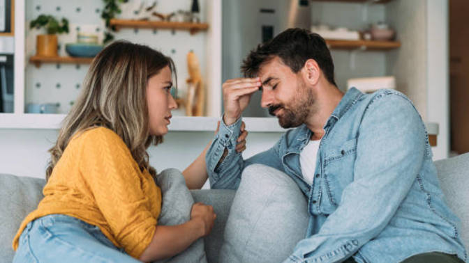 Why do men who are supposedly deeply in love with their partners feel nervous when discussing marriage?
