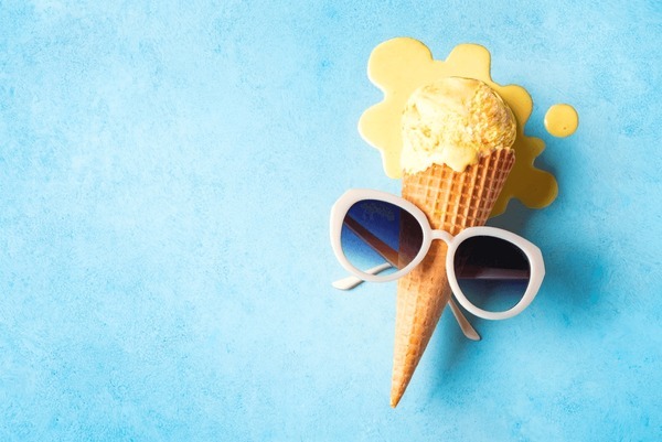 If ice cream could take a day off from being eaten, where do you think it would go?