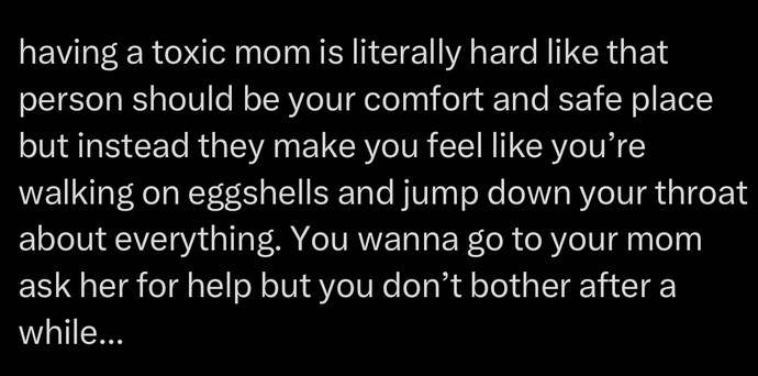 How to deal with a toxic mother?