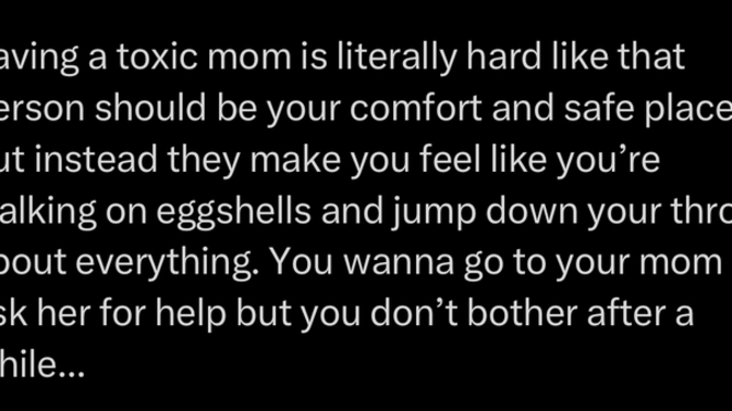 How to deal with a toxic mother?