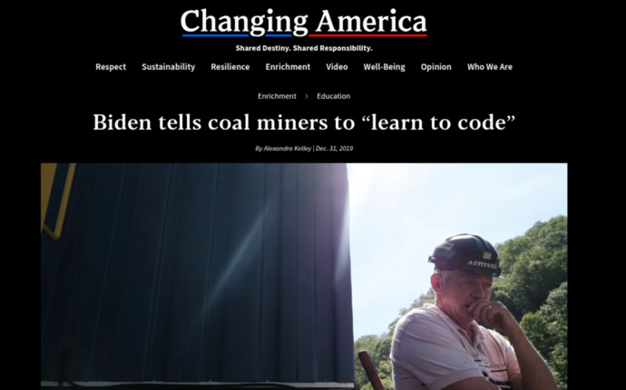 Why are so many people upset about the unemployed federal workers? Cant they just learn to code and go to work for Google?
