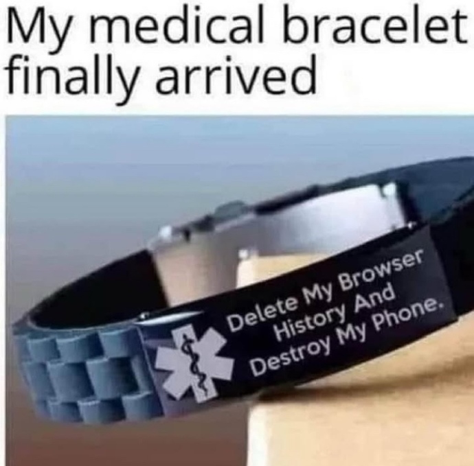 Anyone else wear a medical bracelet?