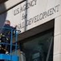 The signage has been removed from the USAID building. Is President Trump correct in shutting this agency down?