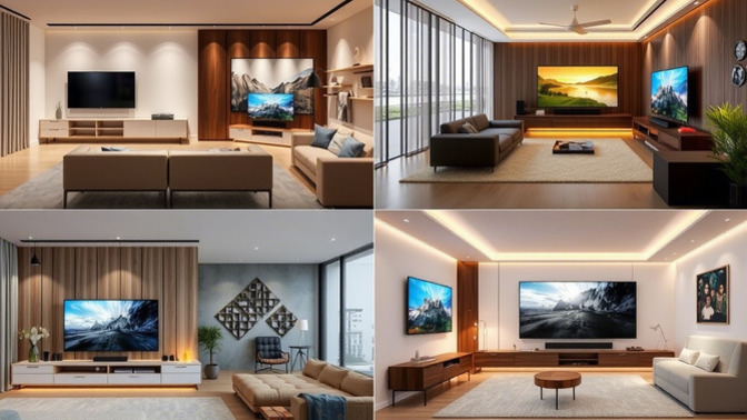 Where do you prefer to have your tvs in your house/living space?