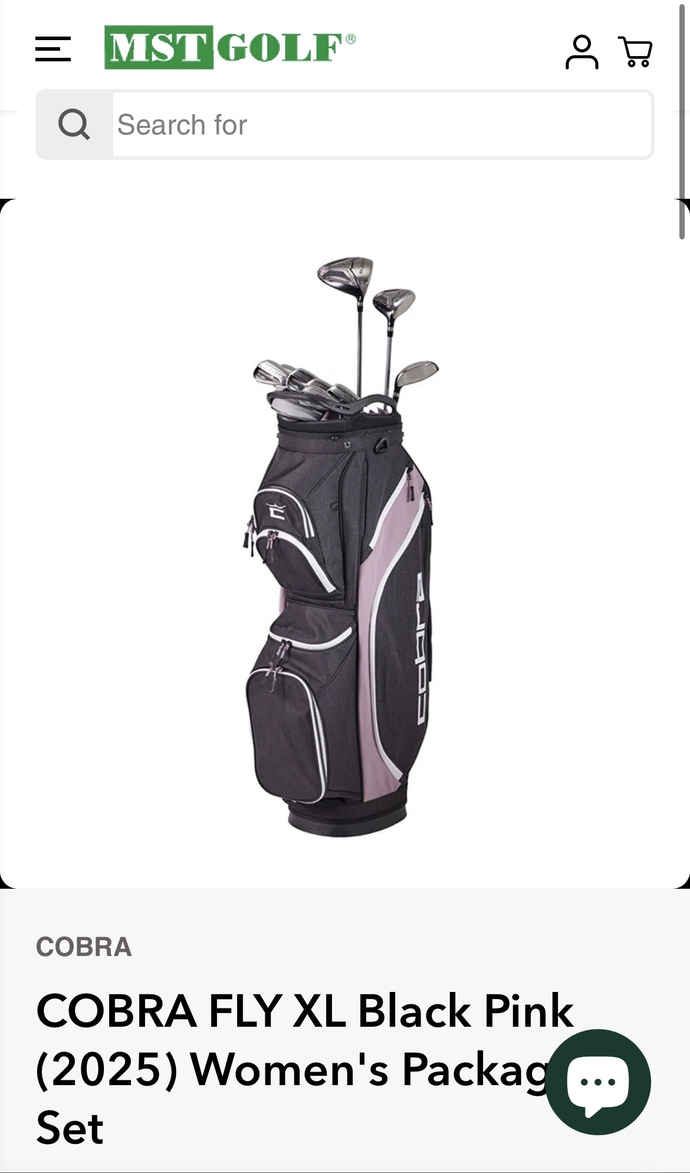 Which golf set, Cobra, Maruman or Cleveland?