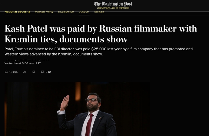 Why does everything Trump lead to Russia (#1092)?