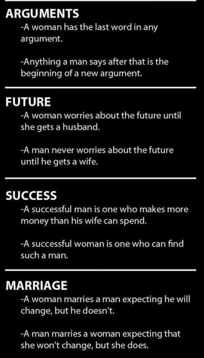 What do men do differently than women do?