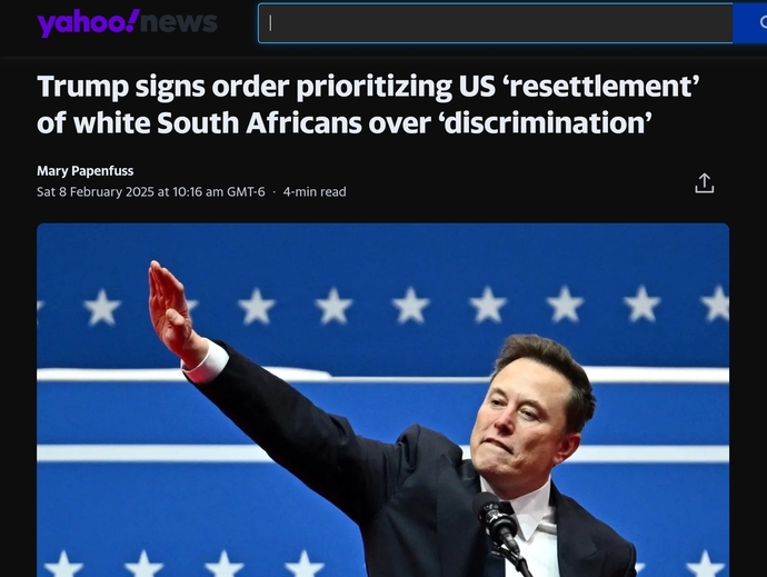 Why is it so easy to cast Trump and Elon as Nazis (part 1,643)?