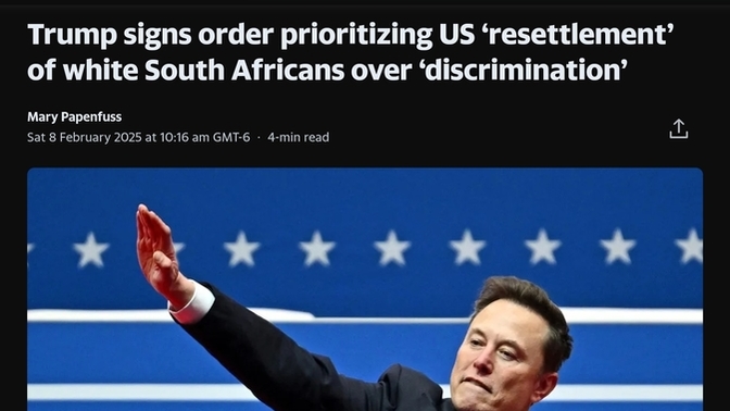 Why is it so easy to cast Trump and Elon as Nazis (part 1,643)?