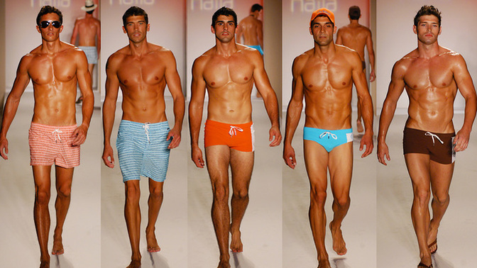 How do you think men's swimwear styles will trend in the future?