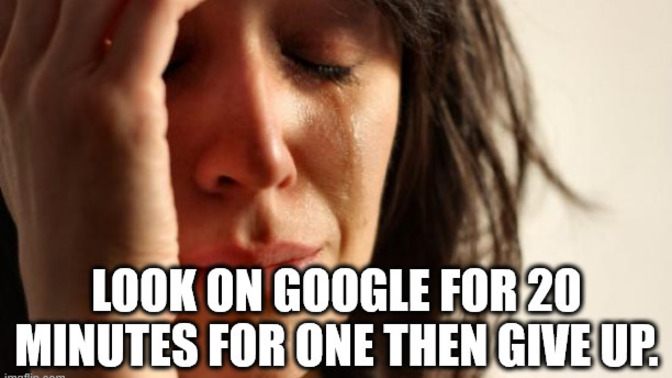 You ever sometimes want to reply to someone with a funny gif or meme but when you can't seem to find the perfect one on google?