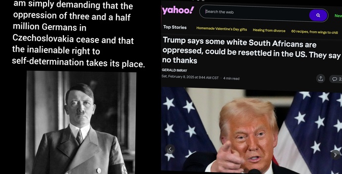 Spooky... huh. Like Maga and Nazis cant quit each other?