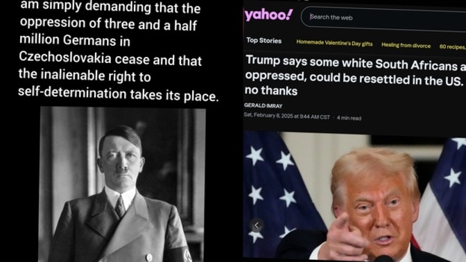 Spooky... huh. Like Maga and Nazis can't quit each other?