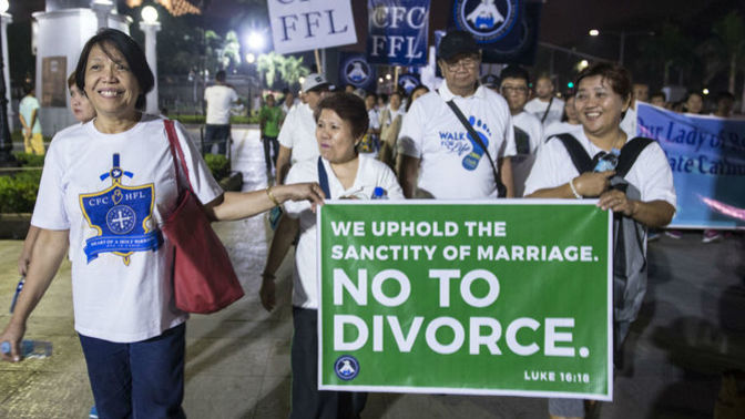 Would you still support marriage if divorce was prohibited or illegal?