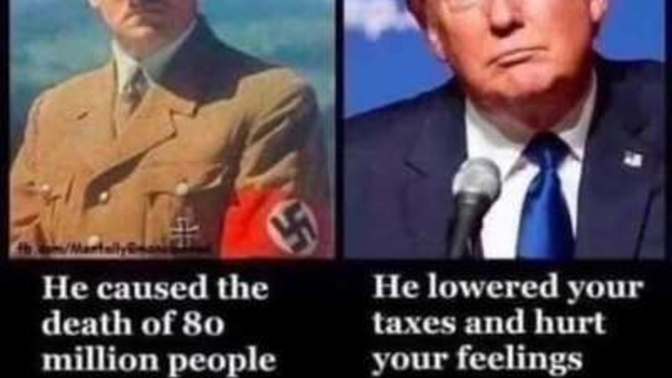 Why does the left keep asserting that America is on the same path as nazi Germany?