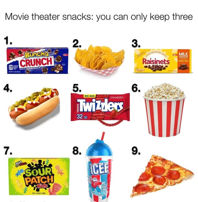 You can only choose 3 which ones do you choose?